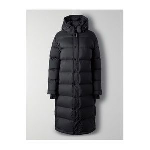 Aritzia TNA Superpuff Long Winter Jacket in Black
